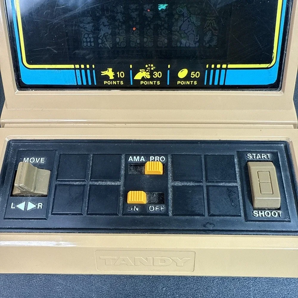 Vintage 1980s Tandy Caveman Tabletop Game‎ Radio Shack 60-2172 Works!